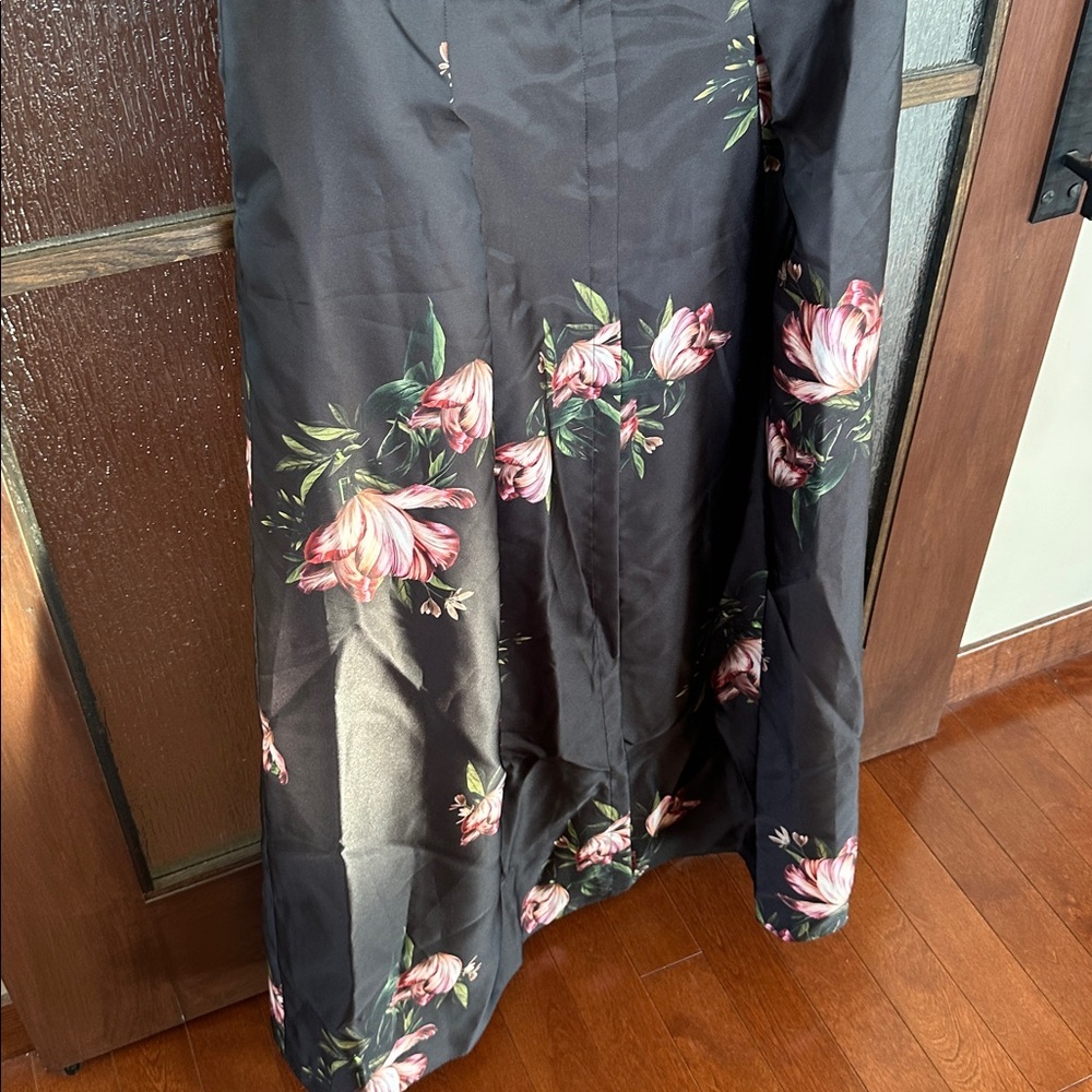 Sachin + Babi Marta Floral Print Belted Satin Gown in size 18W NWT - Picture 10 of 16